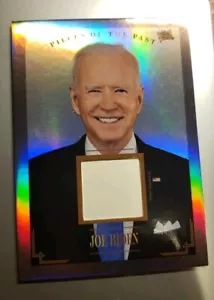 2023 PIECES OF THE PAST JOE BIDEN RELIC CARD MIRROR REFRACTOR - Picture 1 of 4