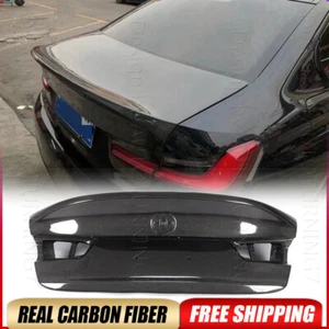 Fits 2019-2023 BMW G20 320i 330i M340i REAL Carbon Rear Trunk Lid Cover Body Kit - Picture 1 of 12