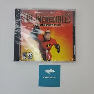 Disney Pixar The Incredibles PC CD-ROM Print Studio Rated E Everyone New Sealed - Picture 1 of 12