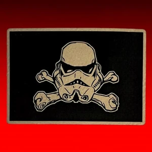 Star Wars Pirate Flag Leatherette Morale Patch / Military Tactical Hook 804 - Picture 1 of 6