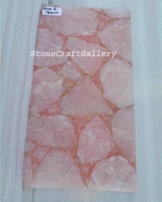 24" x 12" Rose quartz Table Top / Slabs / Counter Top - Image 1 of 2