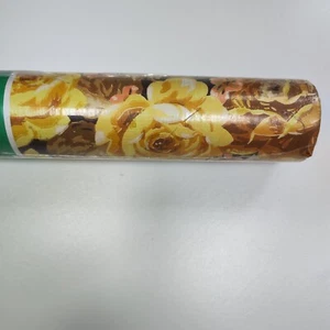 Papel Pintado Crown Vintage 1 Rollo Amarillo Marrón Floral Lote X37493 Cottagecore - Imagen 1 de 17