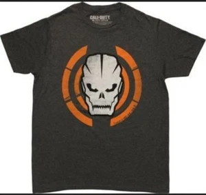 Activision Call Of Duty Black Ops 3 III Skull Logo T-Shirt Baumwollmischung grau - Bild 1 von 1