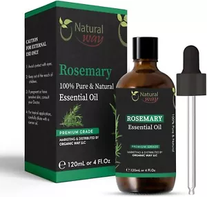 Rosemary Essential Oil | Pure Aromatherapy Oil for Diffusers, Hair Growth, Skin, - Picture 1 of 6