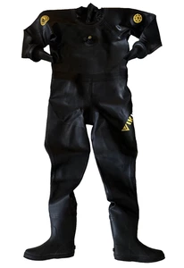 Traje seco de goma Viking Protech talla 2 grande con buceo comercial técnico buceo - Imagen 1 de 18