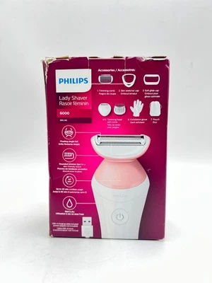 Philips Beauty Lady Electric Shaver Series 6000, Cordless with 7 Accessories, BR - Image 1 of 4