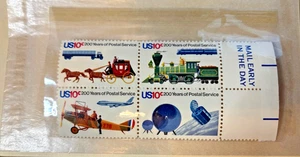 1975 Postal Service Bicentennial Block of 4 10c Stamps -Sc# -1572-1575 -MNH, OG - Picture 1 of 3