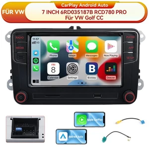 NONAME 7" Autoradio Carplay Andorid Auto RCD780 RCD330 RCD360 für VW Passat CC - Bild 1 von 16