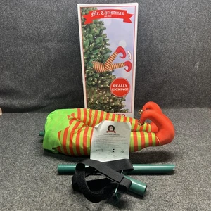 Mr. Christmas Elf animierte Beine treten 16" Bewegung aktiviert getestet EUC - Bild 1 von 8