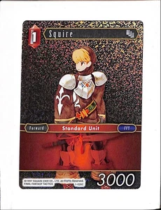 Squire 1-026C Foil Common Final Fantasy FFTCG - Picture 1 of 2