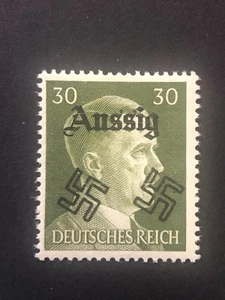 SUDETENLAND WWII GERMAN OCCUPATION Local ovpt AUSSIG 30 Rpf. MNH /s1 #925 - Imagen 1 de 2