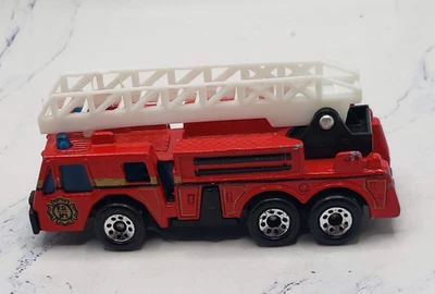 Matchbox Diecast Fire Engine FD#1 Ladder Truck 1982 Red Vintage - Image 1 of 4