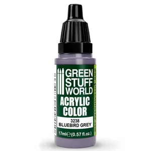 Green Stuff World Acrylic Color Paint - BLUEBIRD GREY 17ml - Picture 1 of 2