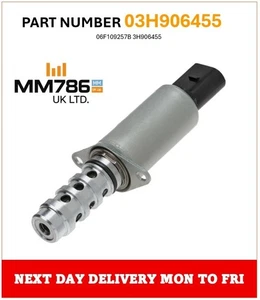 03H 906 455 Camshaft Adjustment Control Valve Fits Audi A3 Q7 TT Skoda VW Atlas - Picture 1 of 5