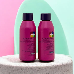 Pureology Smooth Perfection Shampoo & Conditioner 1.7oz Travel Size Set - Picture 1 of 6