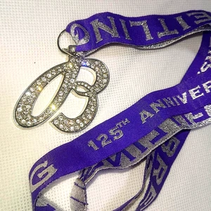 Correa para el cuello Breitling 125 aniversario Suiza colgante púrpura limitado azul - Imagen 1 de 5