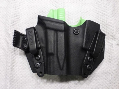 TucTite Kydex RH IWB Gun Holster With Magazine Pouch Fit For Glock 26. Green - Image 1 of 3