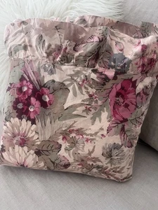 Ralph Lauren COASTAL GARDEN QUEEN Duvet Floral Ruffle Edge Cottagecore Farmhouse - Picture 1 of 9