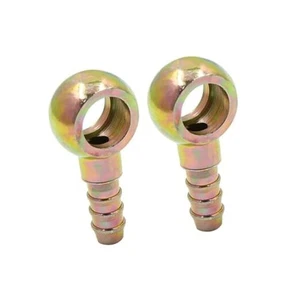 2 Stück 5/16 Zoll 8 mm Innendurchmesser Schlauch Widerhaken 14 mm Hohlverschraubung Kraftstoffleitung Adapter Verbinder für - Bild 1 von 8