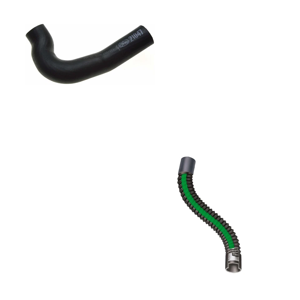 Kit de manguera de refrigerante de radiador superior e inferior Gates para Ford F-250 V8 gasolina 1968-1976 Foto 1 de 1