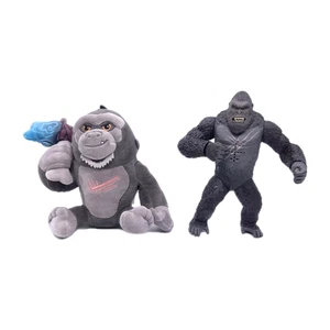 King Kong Battle Roar Kong Action Figure & Soft Teddy Bundle Kids Pre Owned Toys - Picture 1 of 15
