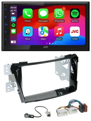 JVC Bluetooth 2DIN MP3 DAB USB Autoradio für Hyundai i40 VF ab 11 Klavierlack - Bild 1 von 4