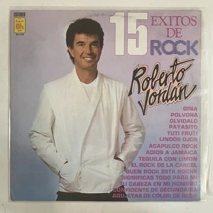 ROBERTO JORDAN - 15 EXITOS DE ROCK - 1986 MEXICAN LP - Picture 1 of 4