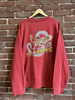 Sudadera con capucha vintage de los 90 Billabong Dragon tablas de surf japonesas rara Foto 1 de 4