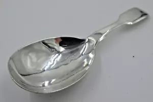 Antiguo carrito de té de plata esterlina maciza cuchara inglés antiguo Londres 1840 (1879/ONP) - Imagen 1 de 6