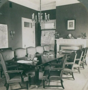 Cabinet Room White House Washington DC Executive Keystone 16768 Stereoview SA2 - Picture 1 of 7