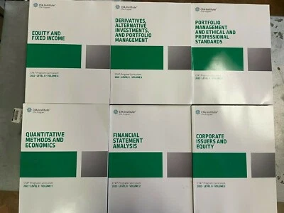 CFA Institute CFA Program Curriculum Level II Volumes 1 to 6 - UNUSED - Image 1 of 4