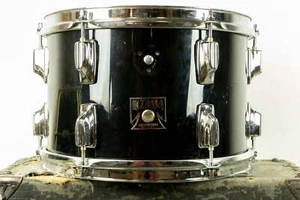 1970s Tama 8x12 Jet Black Imperialstar Tom - Picture 1 of 8