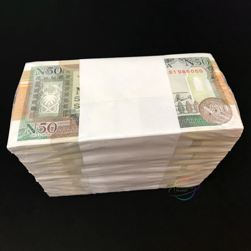 SOMALIA 50 Shillings X 1000 PCS 1991 P-R2 Brick UNC Uncirculated - Image 1 of 3