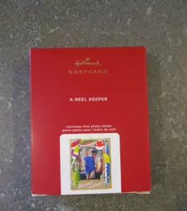 Hallmark Keepsake Ornament A REEL KEEPER Fishing Fisherman 2020 NEW - Picture 1 of 4