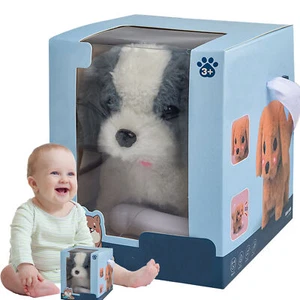 Cute Dog Robot Plush Pet Interactive Toys Funny Simulation Puppy For Kids - Picture 1 of 16