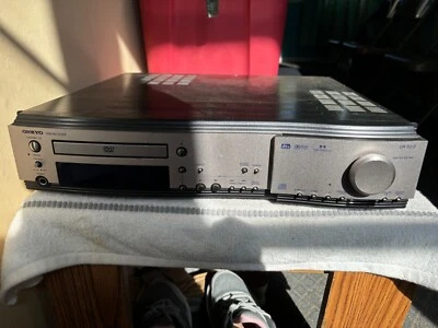 Receptor de DVD Onkyo DR-S2.0 con control remoto 2001 AM/FM probado ¡funciona! Foto 1 de 4
