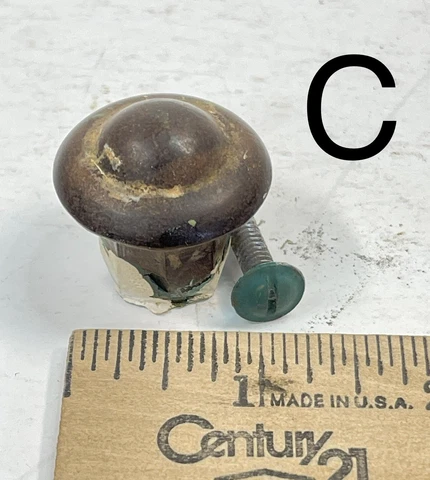 Original Bakelite Door Knob Marsh Kitchen Cabinet hoosier style drawer pull *c Cover