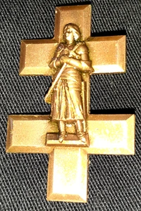 1 Médaille Religieuse Jeanne d'Arc Métal Bronzé   N°791/59 - Imagen 1 de 2