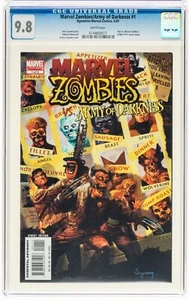 Marvel Zombies vs Army Of Darkness 1 CGC 9.8 White Pages X-Men 141 Cover Swipe - Picture 1 of 6