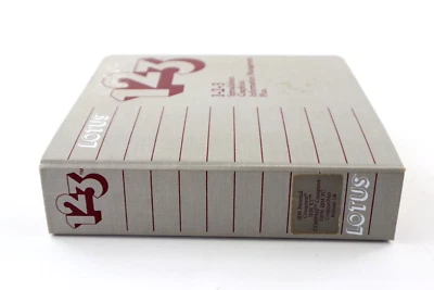 LOTUS 123 Version 1A For DOS Vintage Software With 5.25" Floppy Disks COLLECTOR - Image 1 of 4