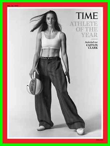 🔥TIME Magazine 2024 Athlete of the Year Caitlin Clark 🔥+ BAG & BOARD🔥IN HAND - Picture 1 of 2