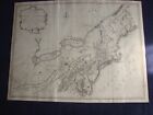 1772 Peter Kalm Map of Eastern North America British Colonies Rare