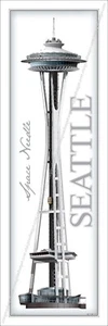 Space Needle,Seattle,1962,World's Fair,World's,Fair,tower,Landmark - Picture 1 of 4