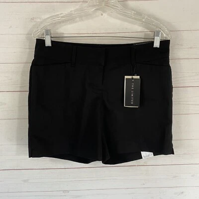 The Limited Tailored Corto Talla 4 Negro Elástico Chino Bolsillos Delanteros Planos 30x5 Nuevo Foto 1 de 4