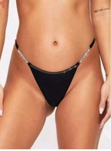 Ann Summers Compassionate String - Size 10. Black Thong - Sting - Lingerie - Picture 1 of 5