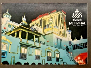 Atlantic City NJ Trump TaJ Mahal Casino Resort SPEDIZIONE GRATUITA - Foto 1 di 2