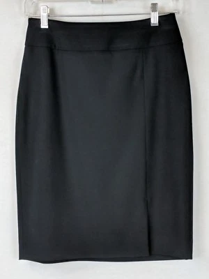 FALDA LÁPIZ ELÁSTICA NEGRA MEZCLA LANA ENTIER CLÁSICA PARA MUJER TALLA P 2 Foto 1 de 4