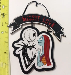 Disney's Tim Burton's The Nightmare Before Christmas "Misfit Love" Xmas Ornament - Picture 1 of 6
