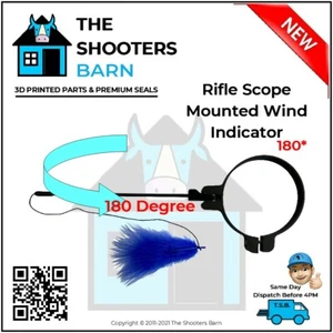 Mira para rifle de aire indicador de viento montado 180 o 360 grados brazo de carbono oscilación nuevo - Imagen 1 de 9