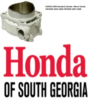 Оригинальный стандартный цилиндр HONDA 12100-MEN-671 96 мм для Honda CRF450R 2002-2006 CRF450 - Изображение 1 из 2